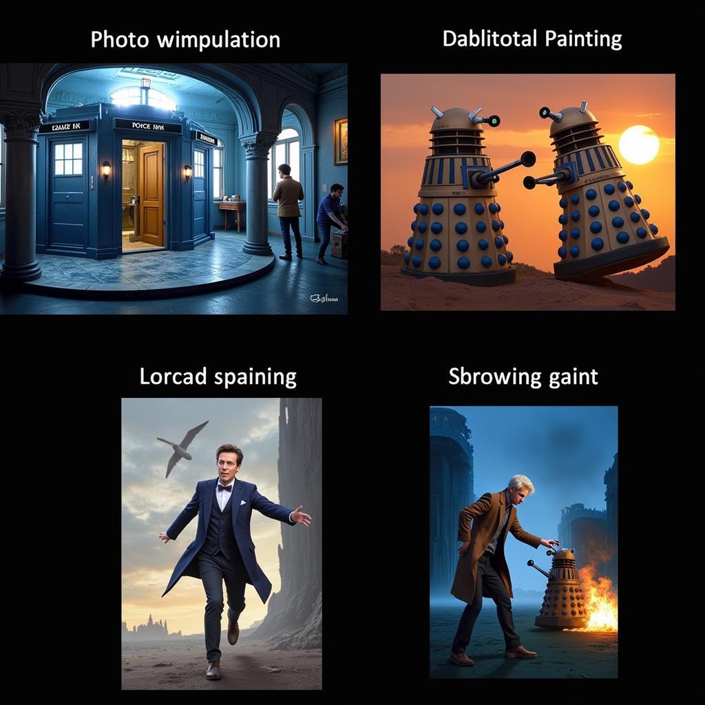 Digital Doctor Who Fan Art Examples