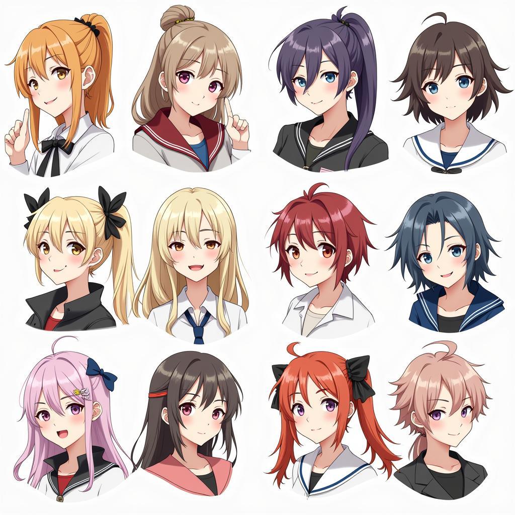 Diverse Fan Art Styles on Pixiv