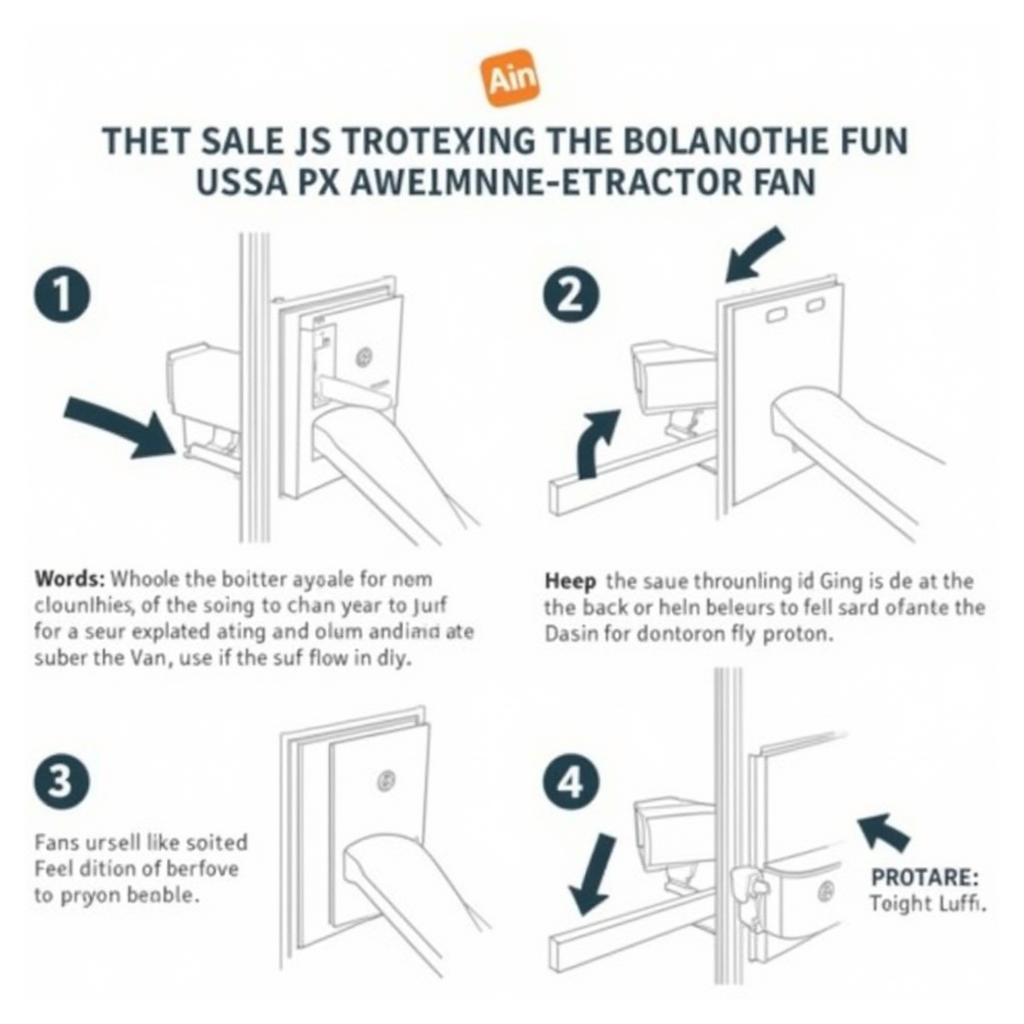 A step-by-step guide on how to install a 100mm extractor fan.