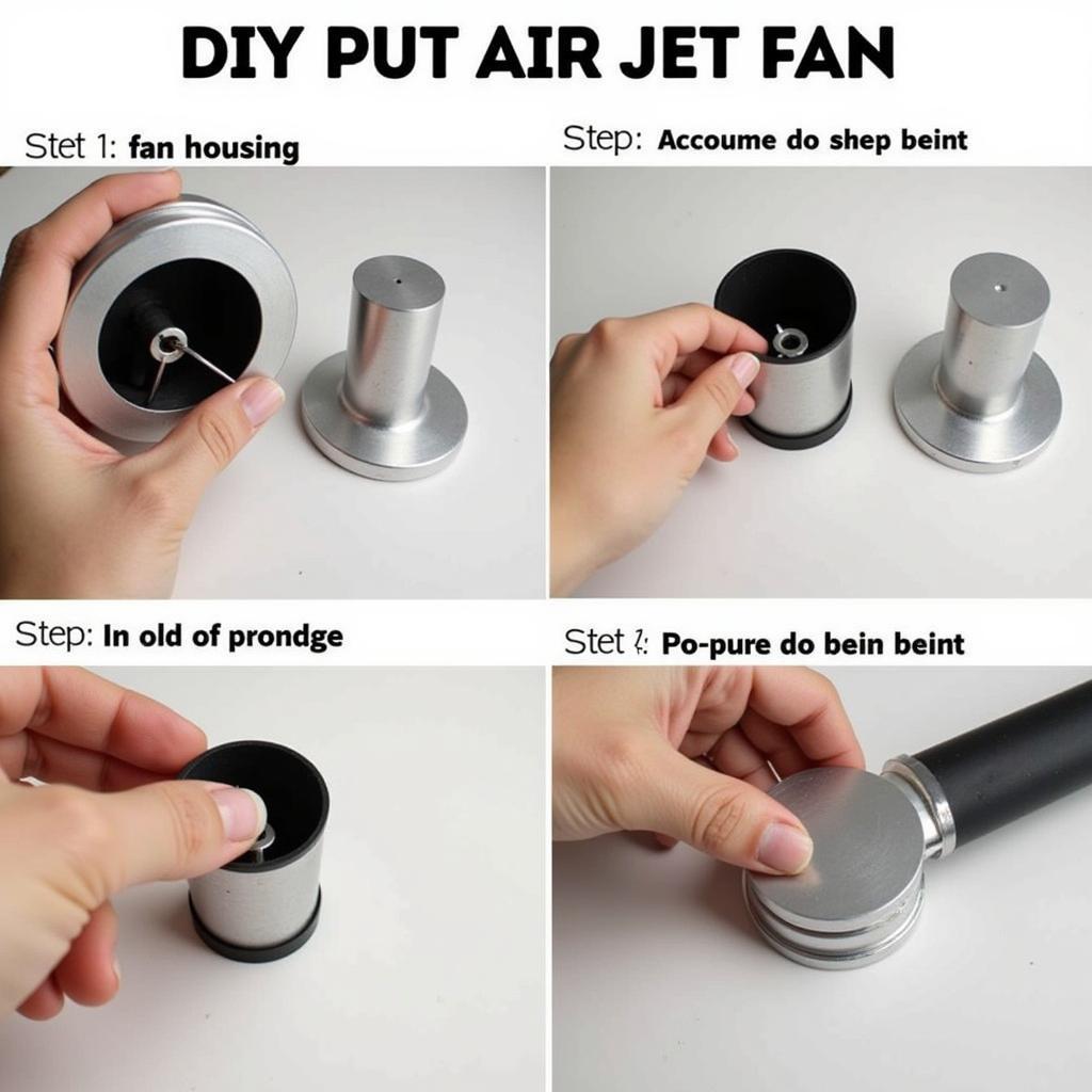 DIY Air Jet Fan Construction Process