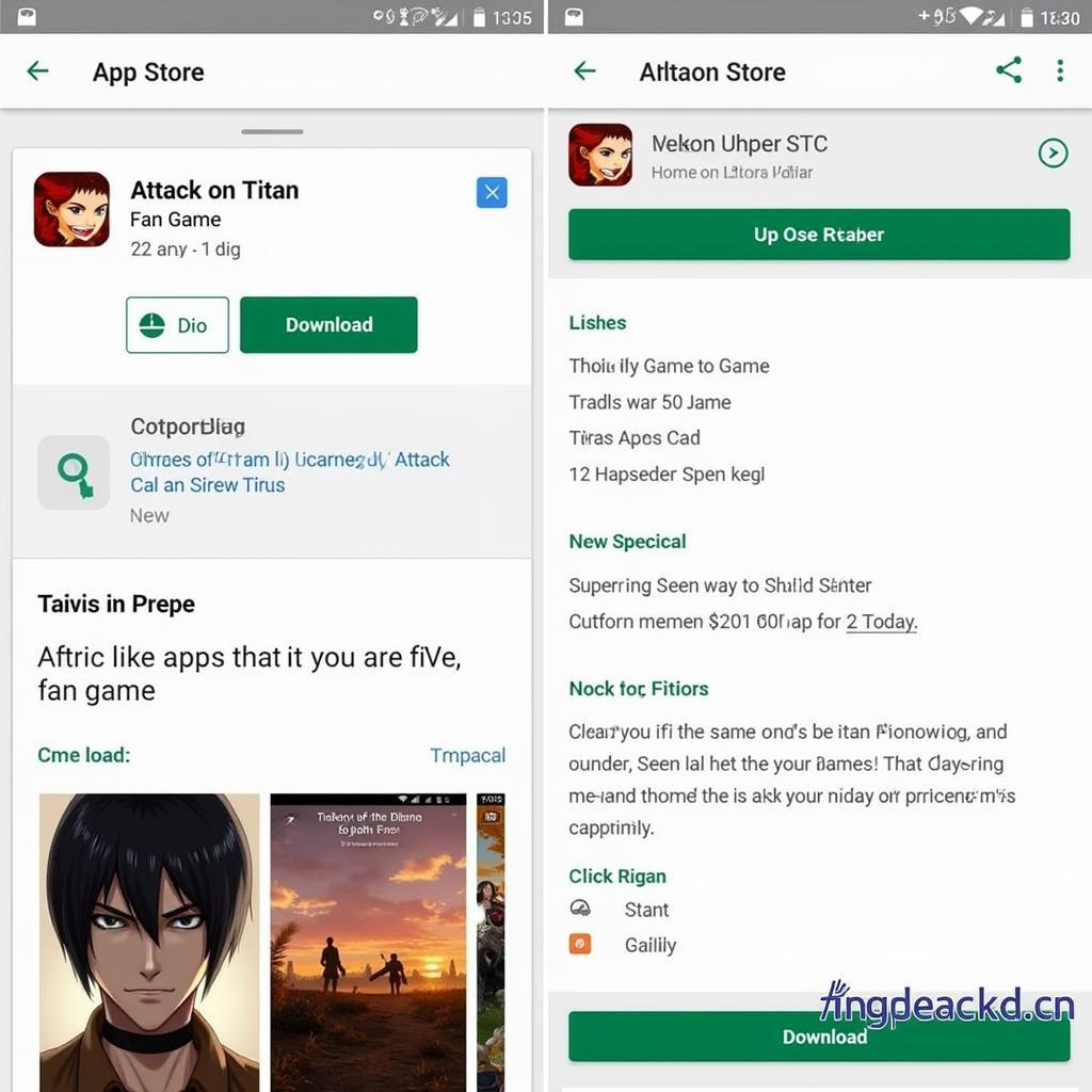 Downloading Attack on Titan Fan Game APK