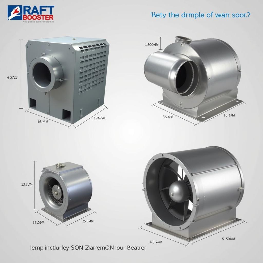 Various Draftbooster Chimney Fan Models