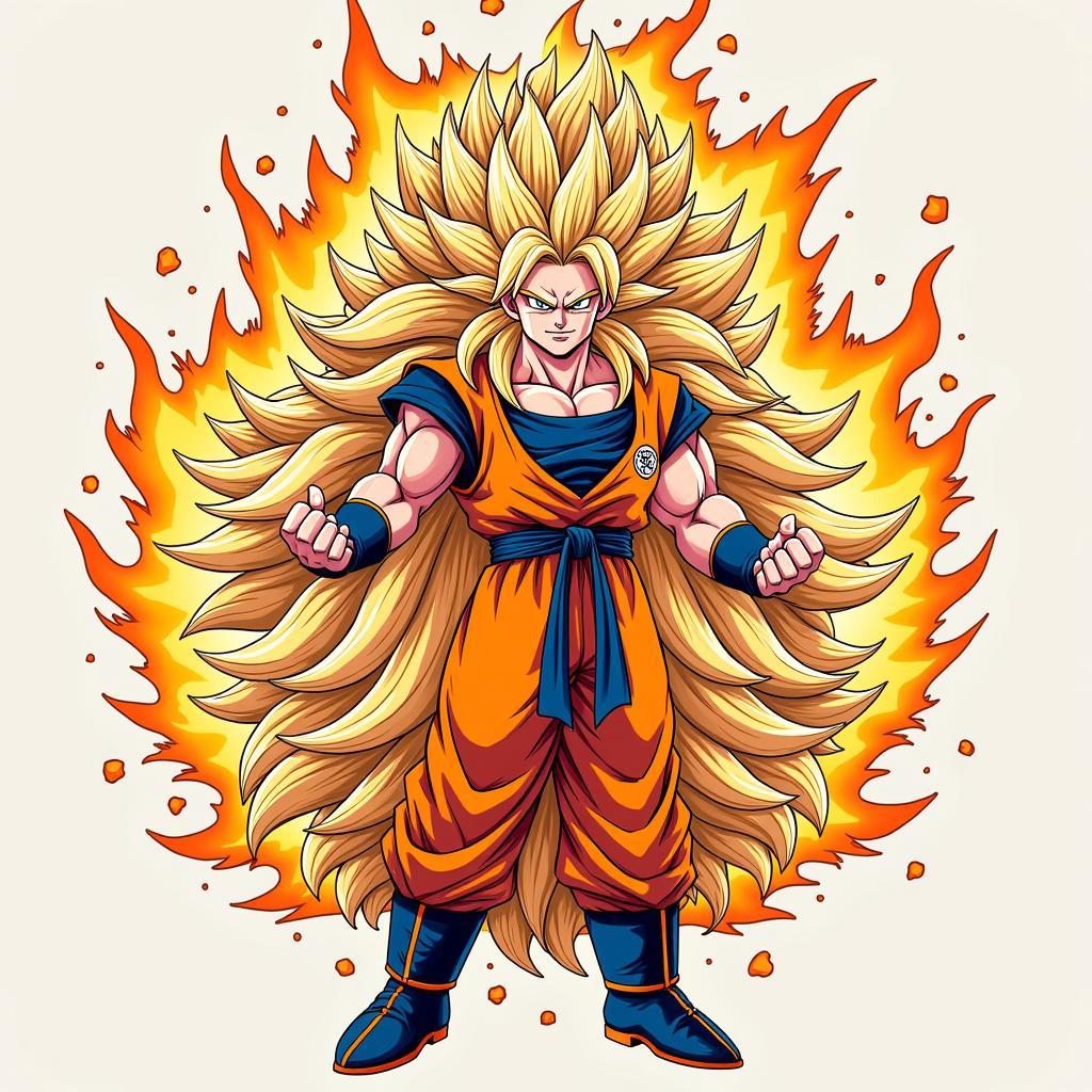 Super Saiyan 5 Fan Art from Dragon Ball AF