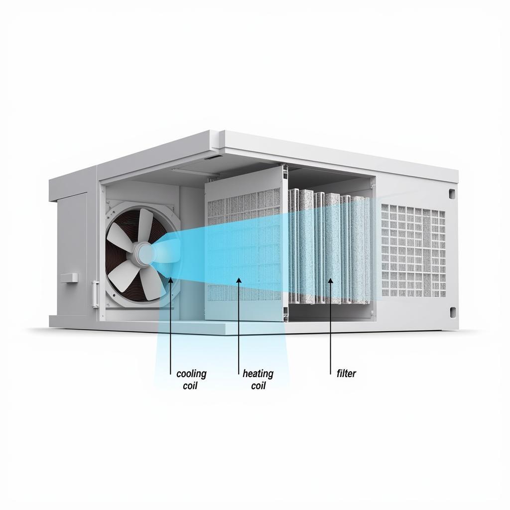 Ducted Fan Coil Unit Components Diagram