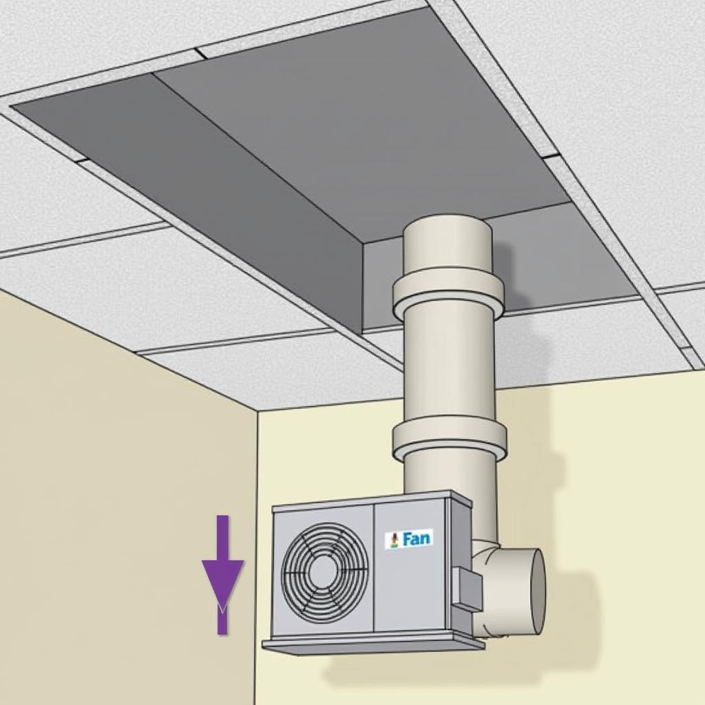 Ducted Fan Coil Unit Installation Example