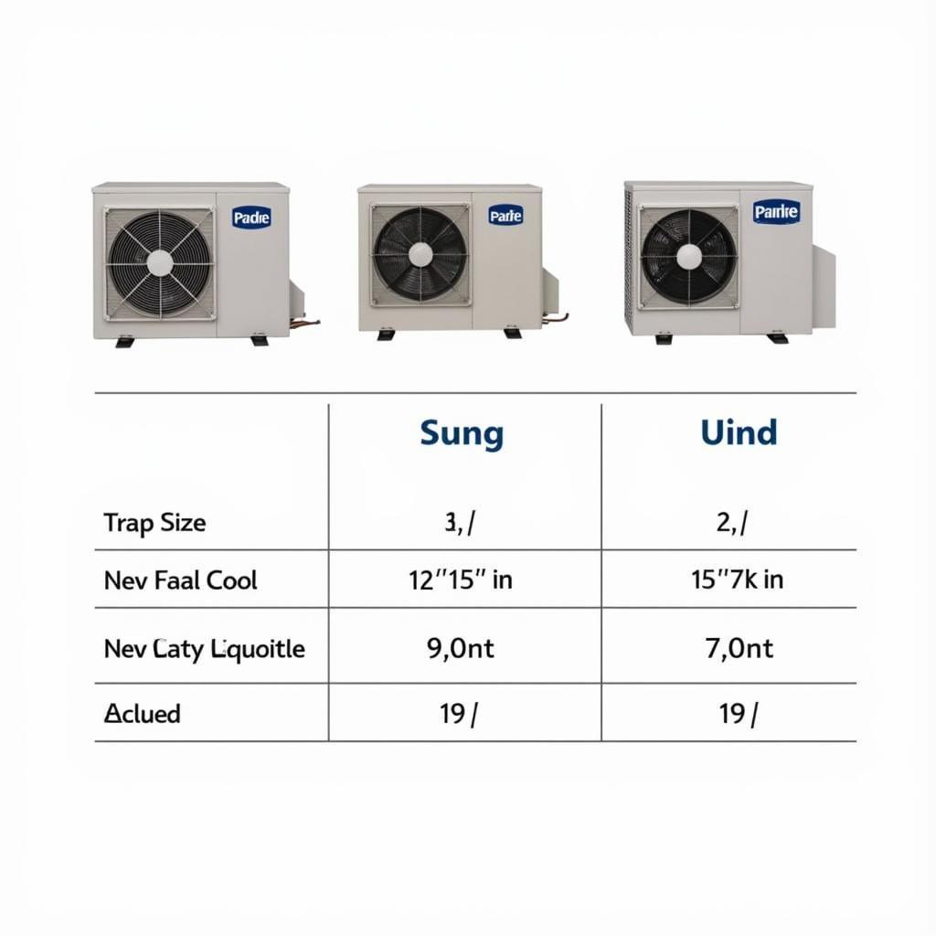 Different Sizes of Ducted Fan Coil Units