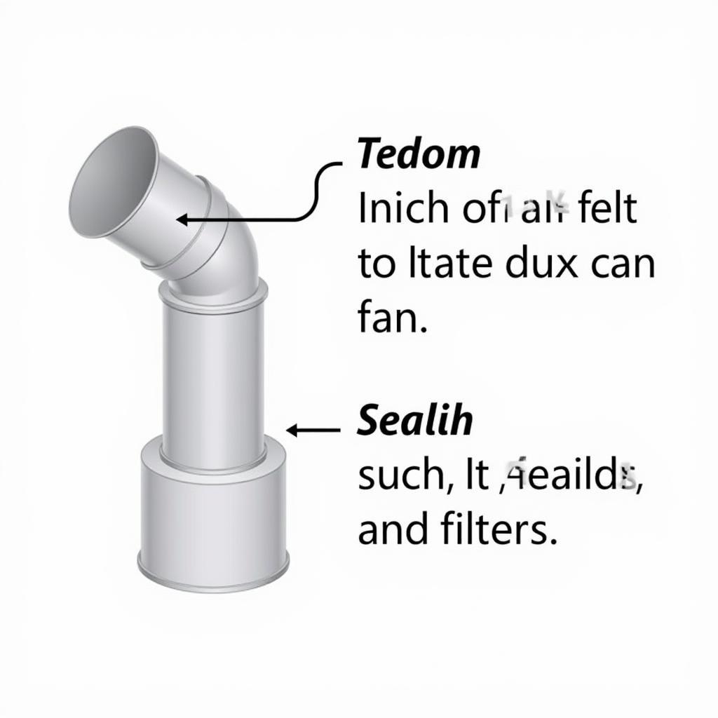 Example Ductwork System with a 12 Inch Inline Fan