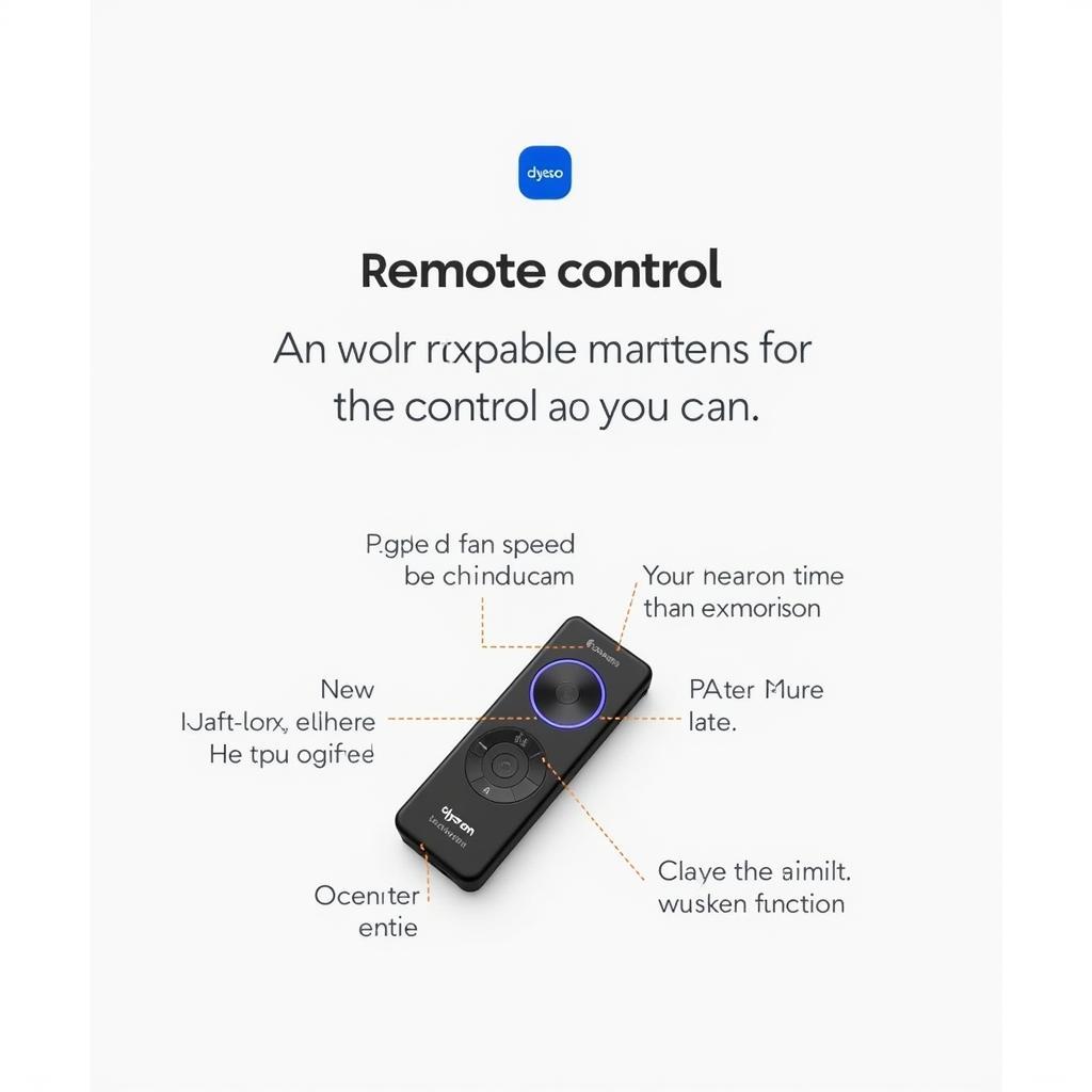 Dyson TP01 Remote Control Operation