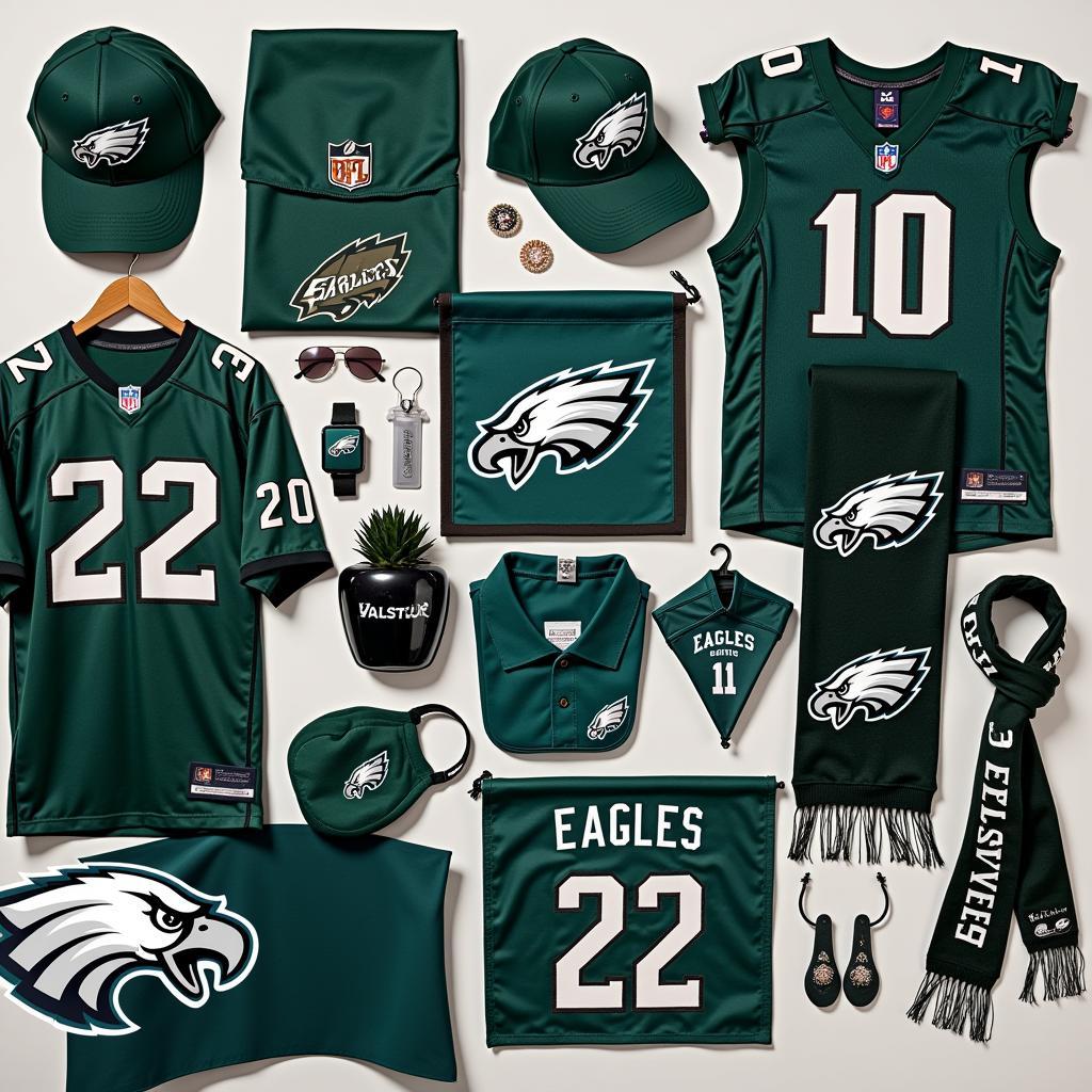 Eagles Fan Club Merchandise Display