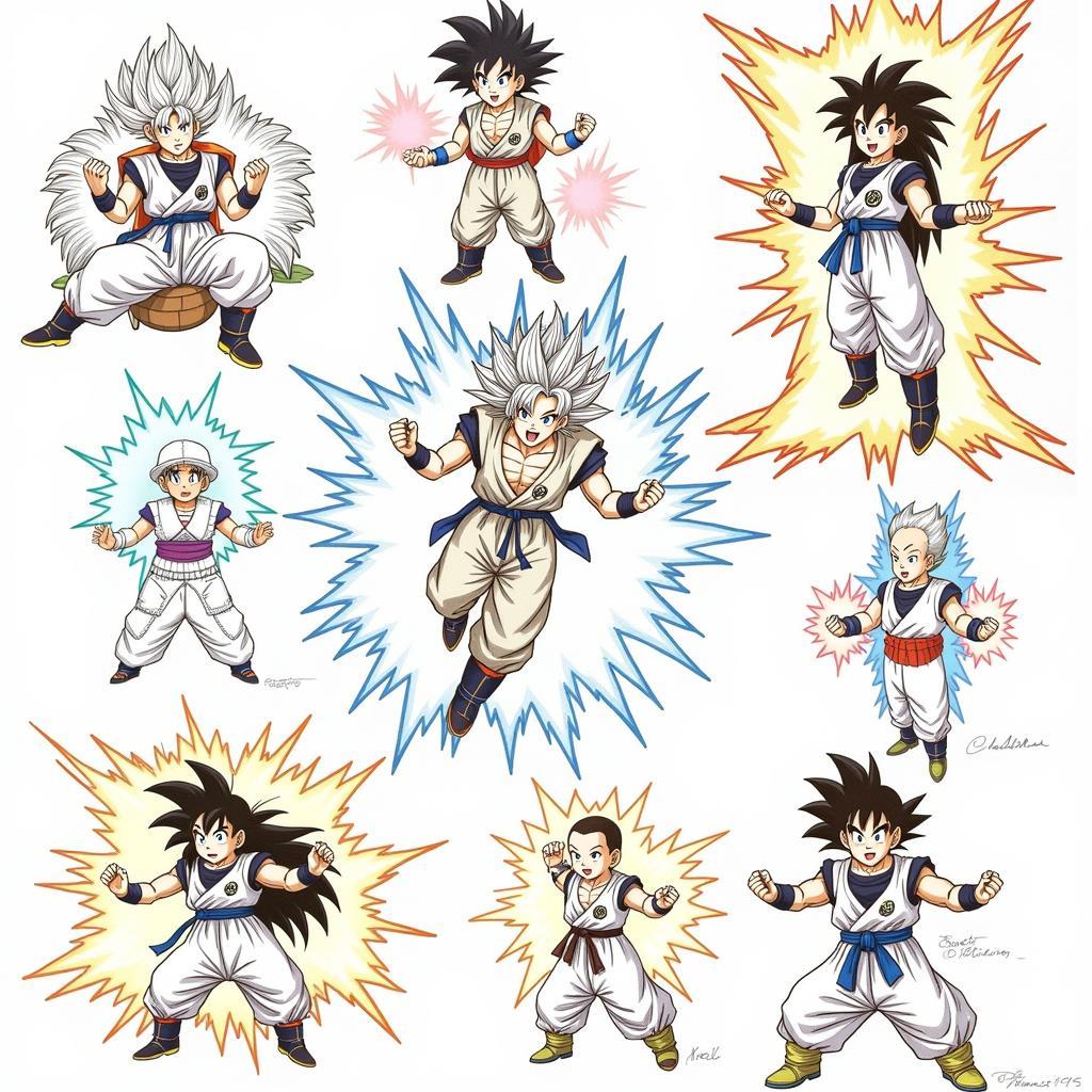 Early Dragon Ball Z Fan Art Examples