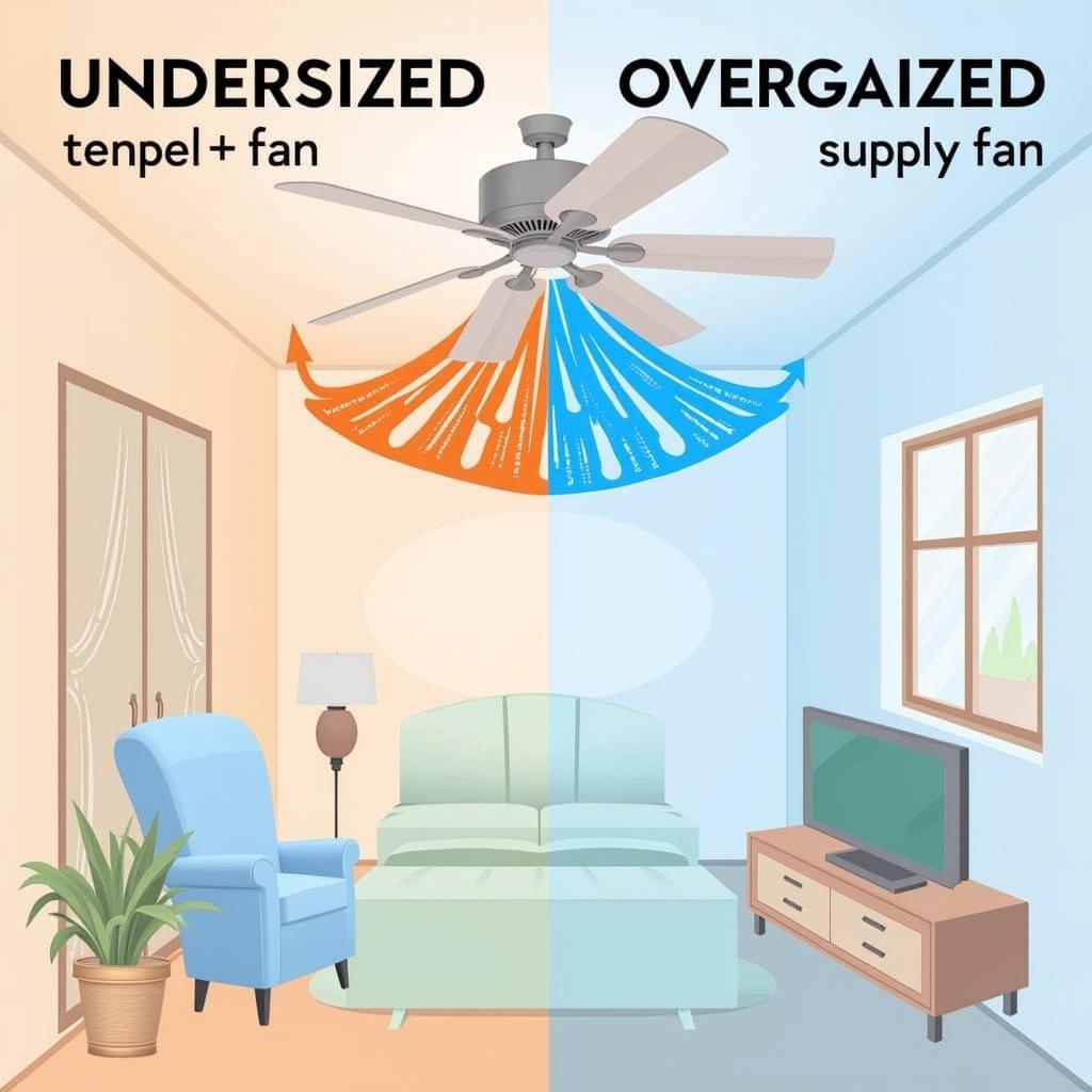 Consequences of Wrongly Sized Supply Fans