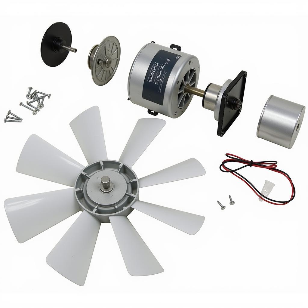 Electric Fan Components: Motor, Blades, and Housing