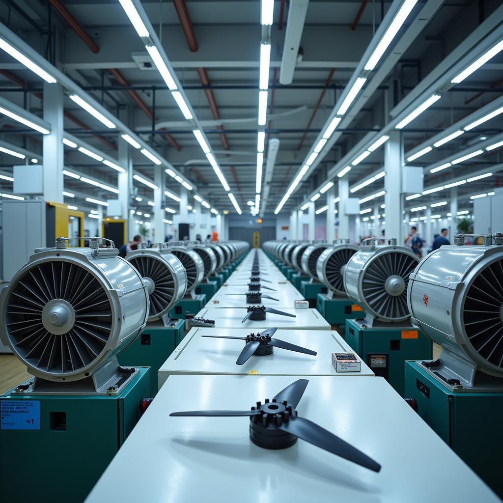 Electric Fan Production Line Overview