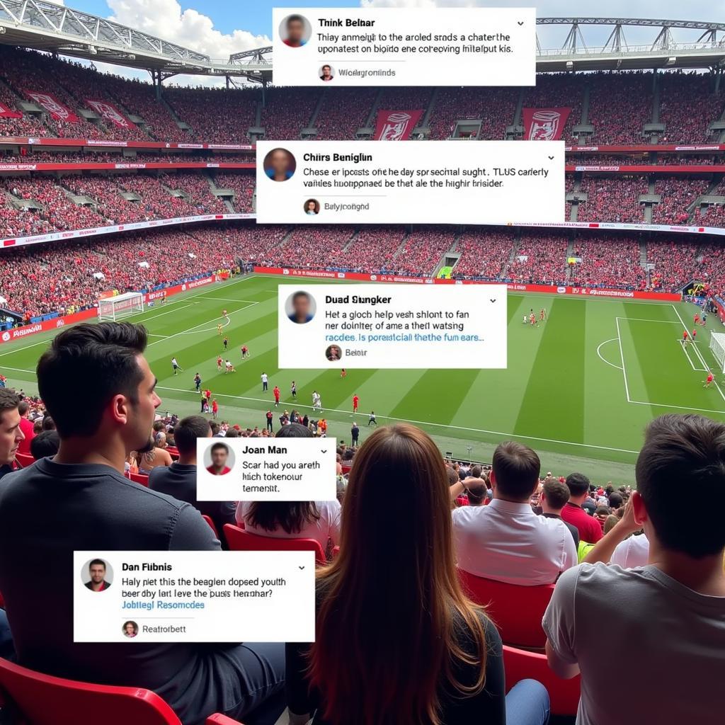 Actively engaging with football fan communities online