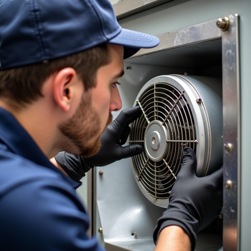 Exhaust Fan Motor Inspection