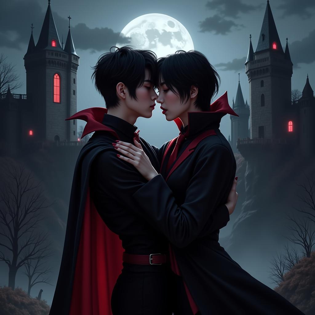 Exo Vampire Fan Art: Gothic Romance