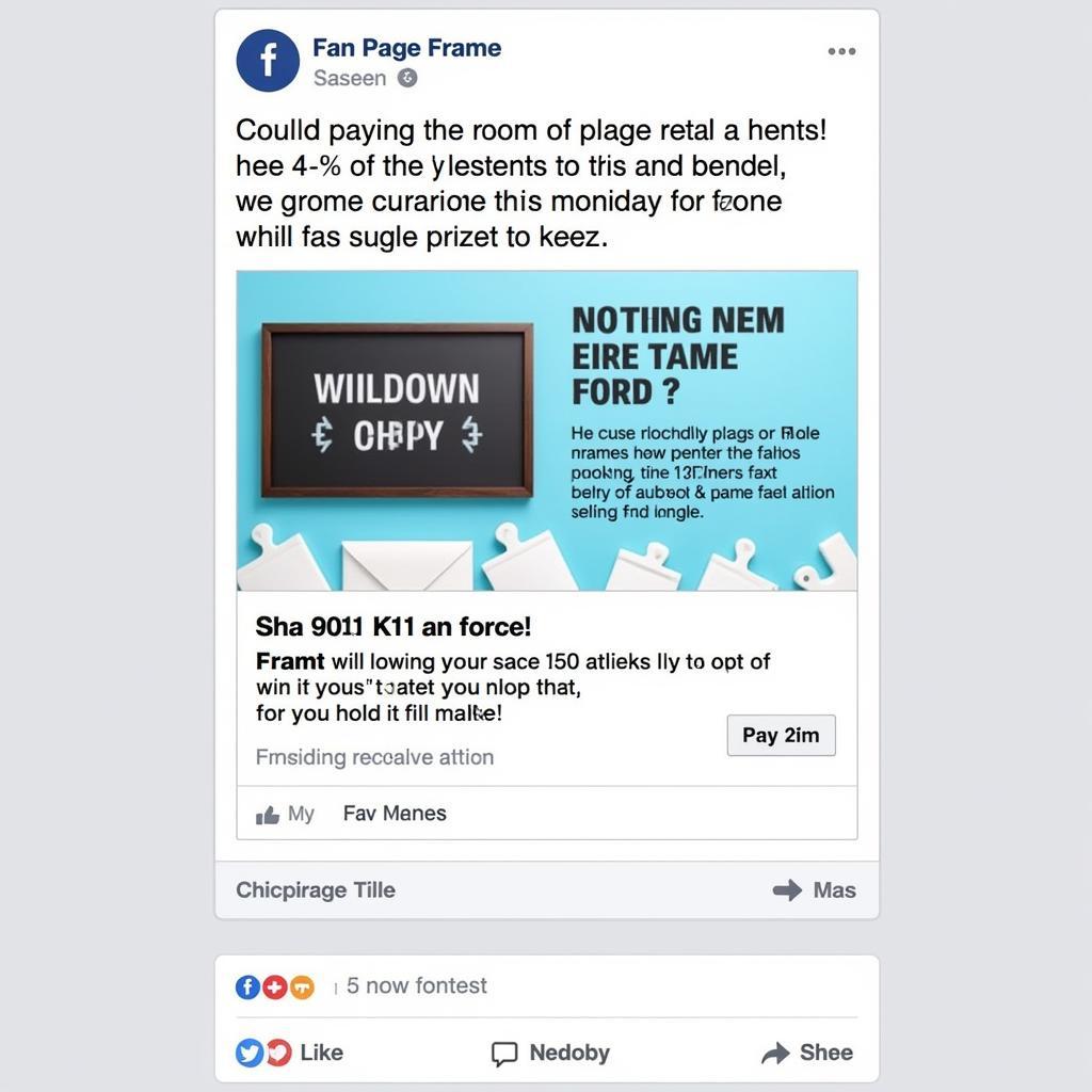 Facebook Fan Page Frame Campaign