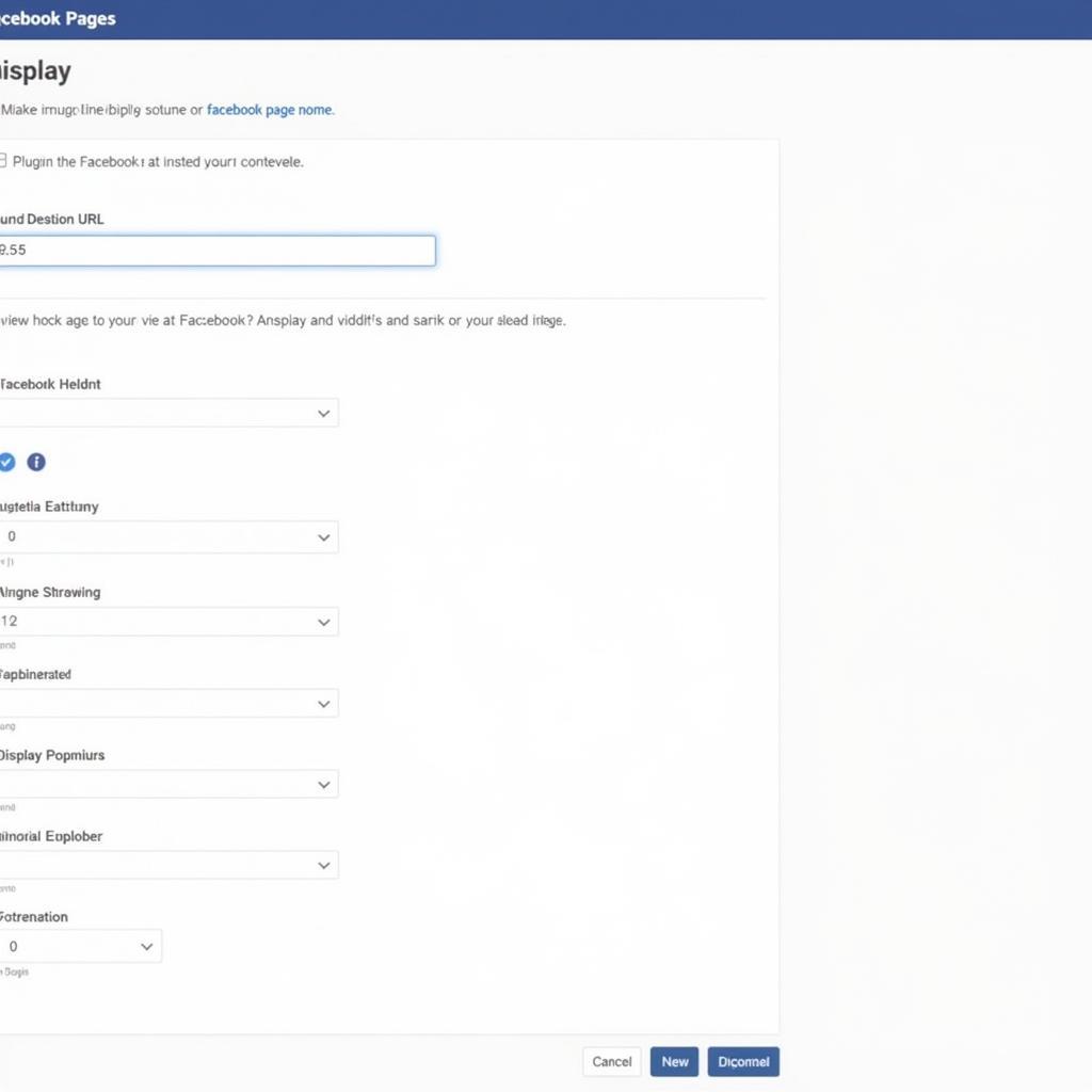 Configuring the Facebook Page Plugin