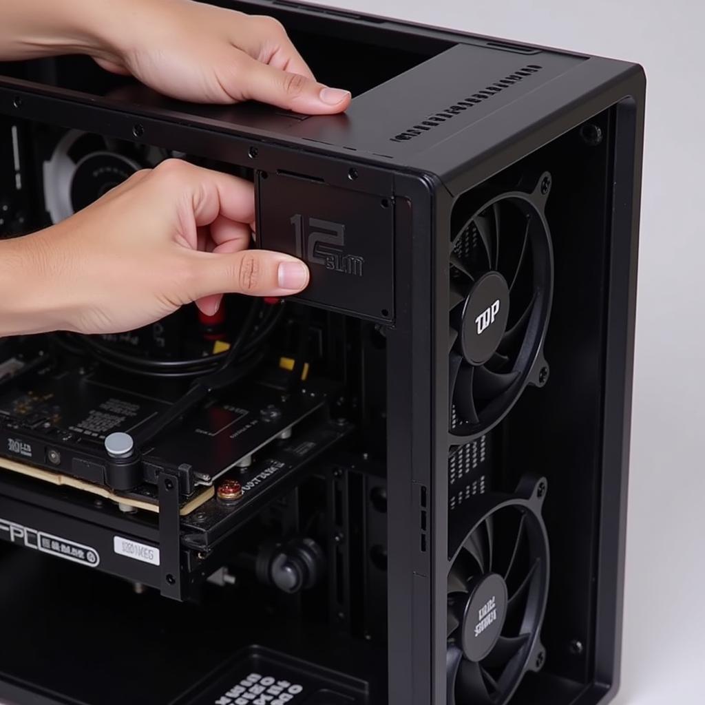 Installing a Fan 12 Slim in a Compact PC Case