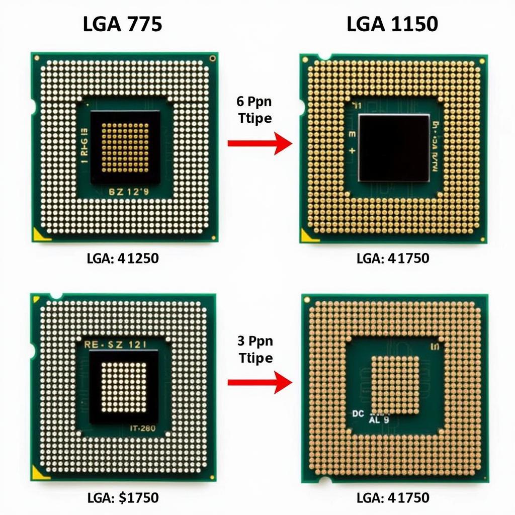 Fan 775 and 1150 Socket Comparison