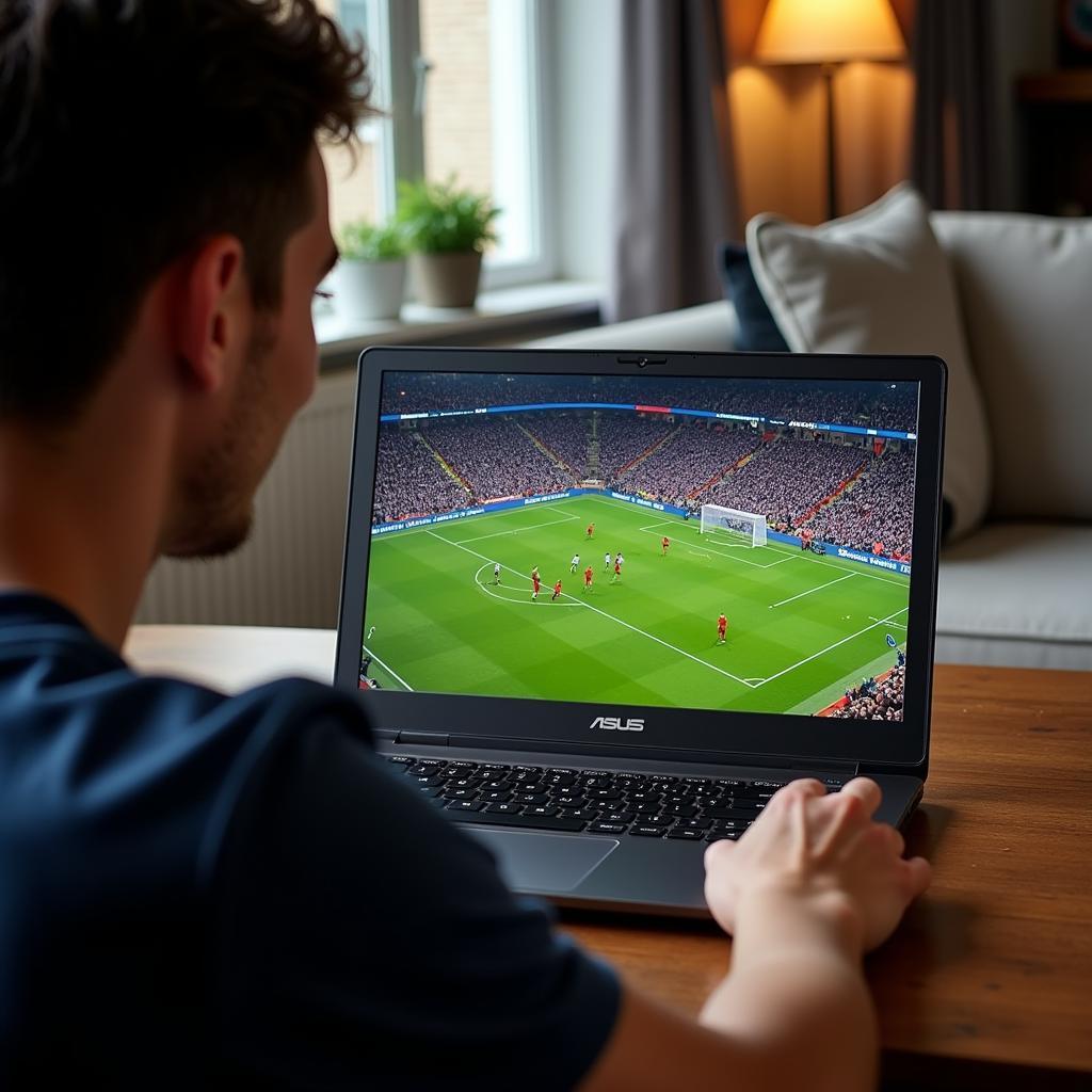 Streaming Live Football on the Fan Asus X541U