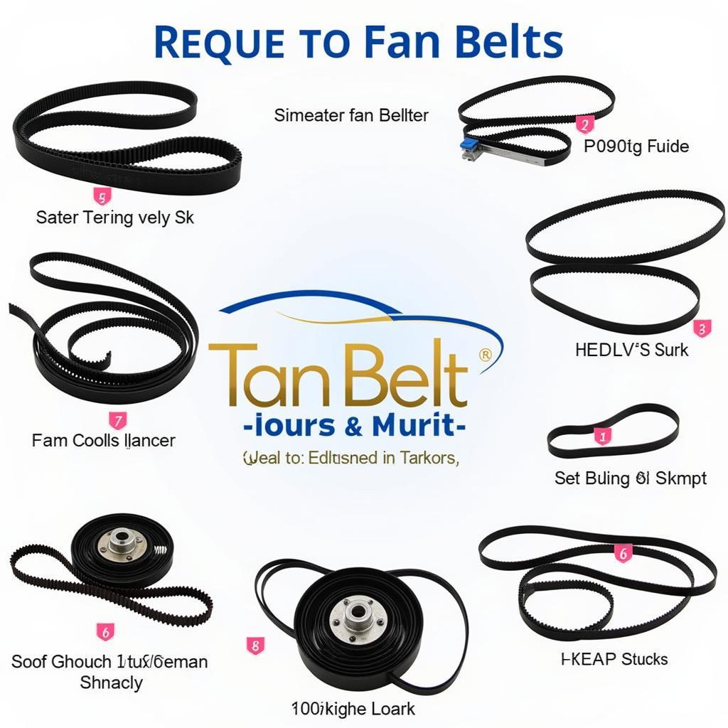 Fan Belt Company Products Display