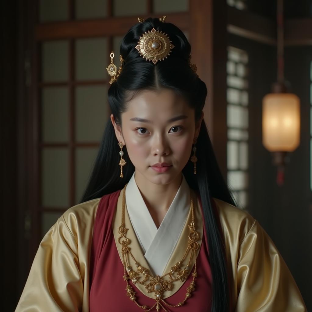 Fan Bingbing in a scene from a historical drama.