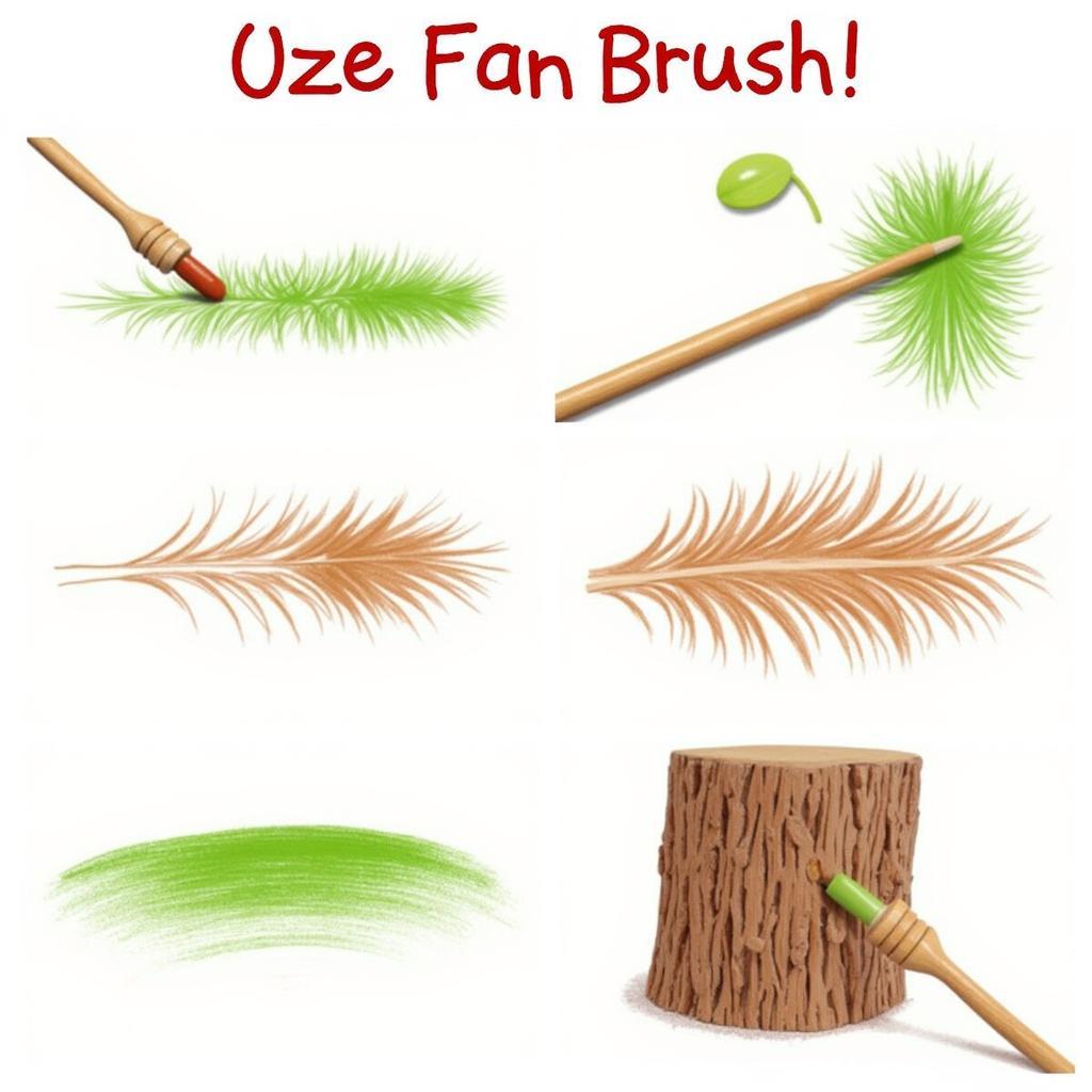 Fan Brush Texture Techniques