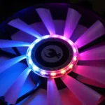 Close-up view of the Coolman 15 Light fan