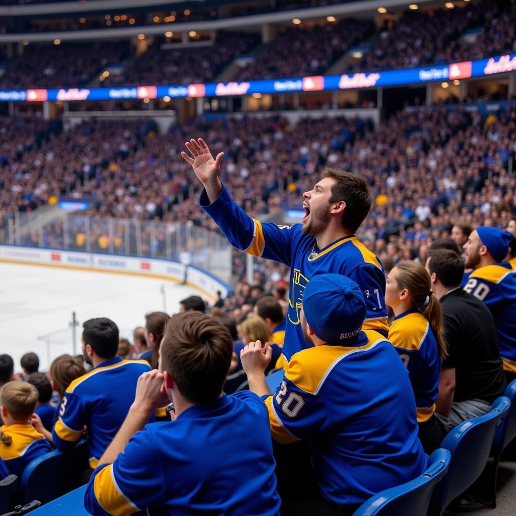 Electric Atmosphere on the Fan Deck at Enterprise Center