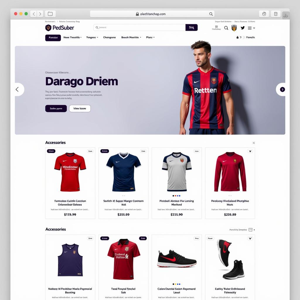 Online fan fan shop browsing experience