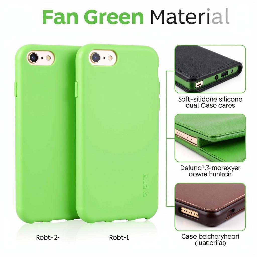 Fan Green Phone Case Materials: Silicone, TPU, Leather, and Eco-Friendly Options