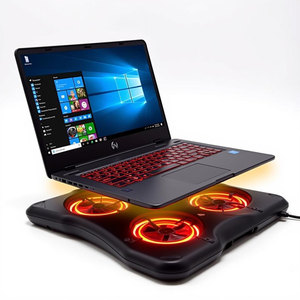 Laptop overheating with a fan laptop Coolcold K4 cooling pad underneath