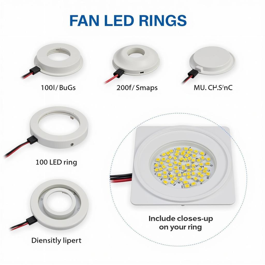 Types of Fan LED Rings