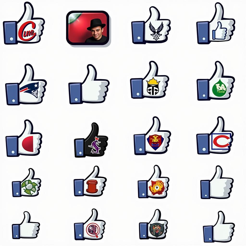 Examples of Fan-Made Facebook Like Icons