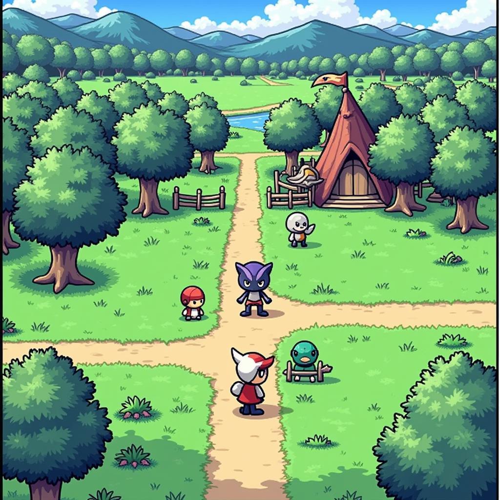 Fan Made Pokemon RPG XP Gameplay Screenshot