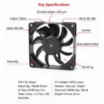 Fan Moto YZF-25 Specifications Diagram