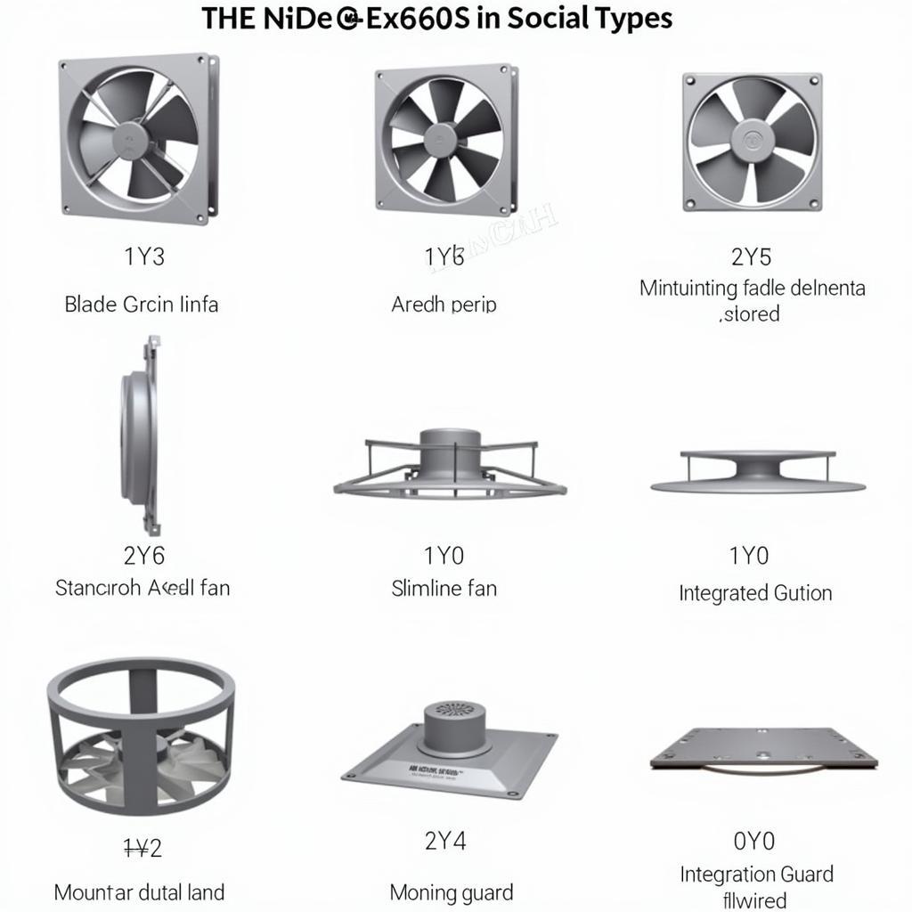 Different Types of Fan Nidec 60x60