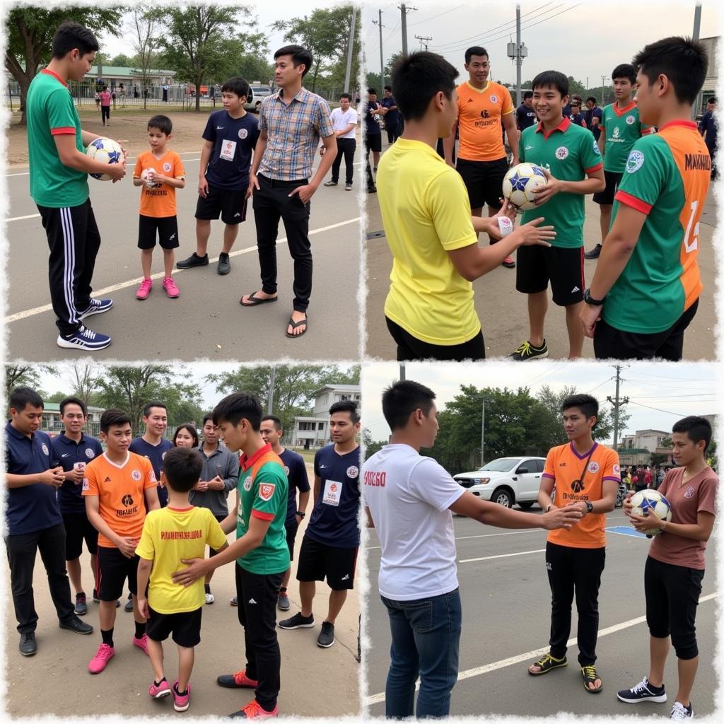 Fan Tien Phong participating in a community outreach program