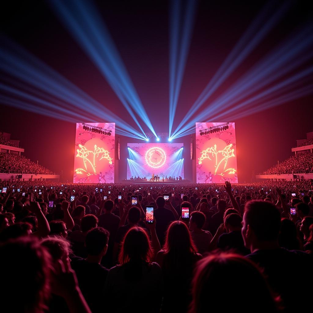 The electric atmosphere of a Fan Wang Yuan concert.