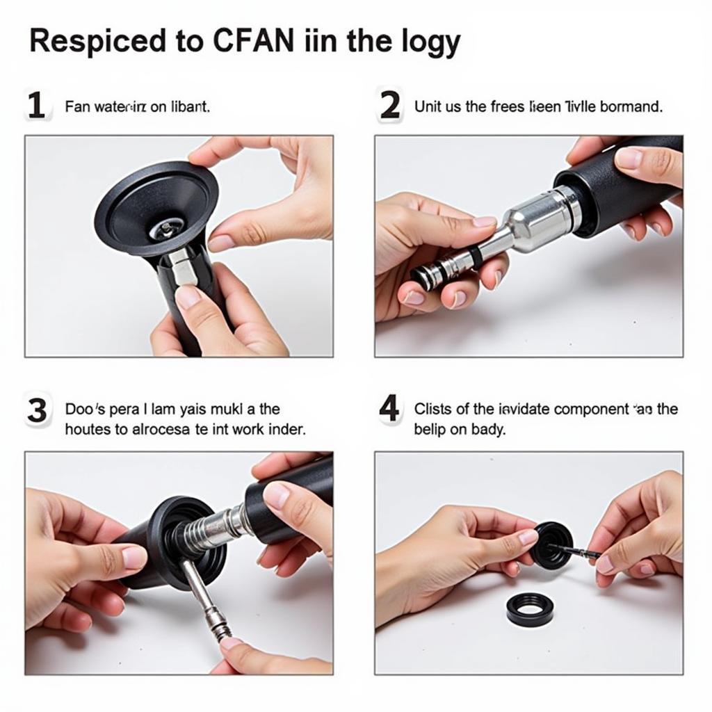 Maintaining a Fan Water Jet Nozzle