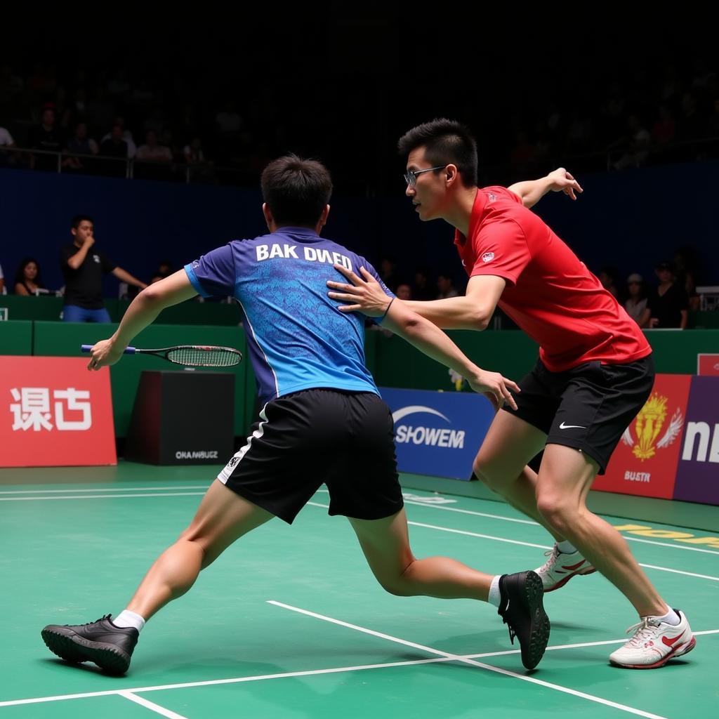 Fan Xiaodong Competing Against Ma Long