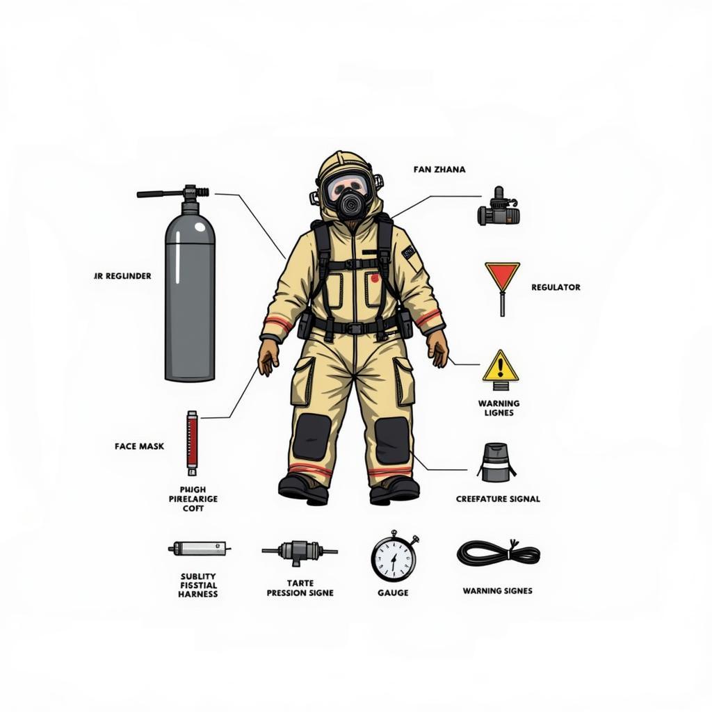 Fan Zhang SCBA Components Diagram