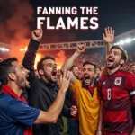 Football Rivalry - Fans Fanning the Flames