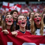 Fans 1A displaying unwavering support for their team even during a challenging match