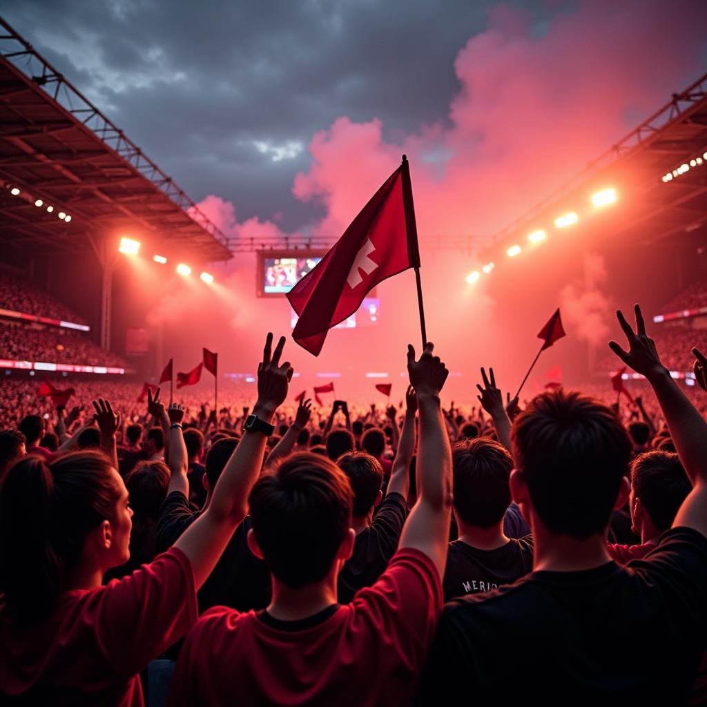 Fans Creating an Intense, Rarefied Atmosphere