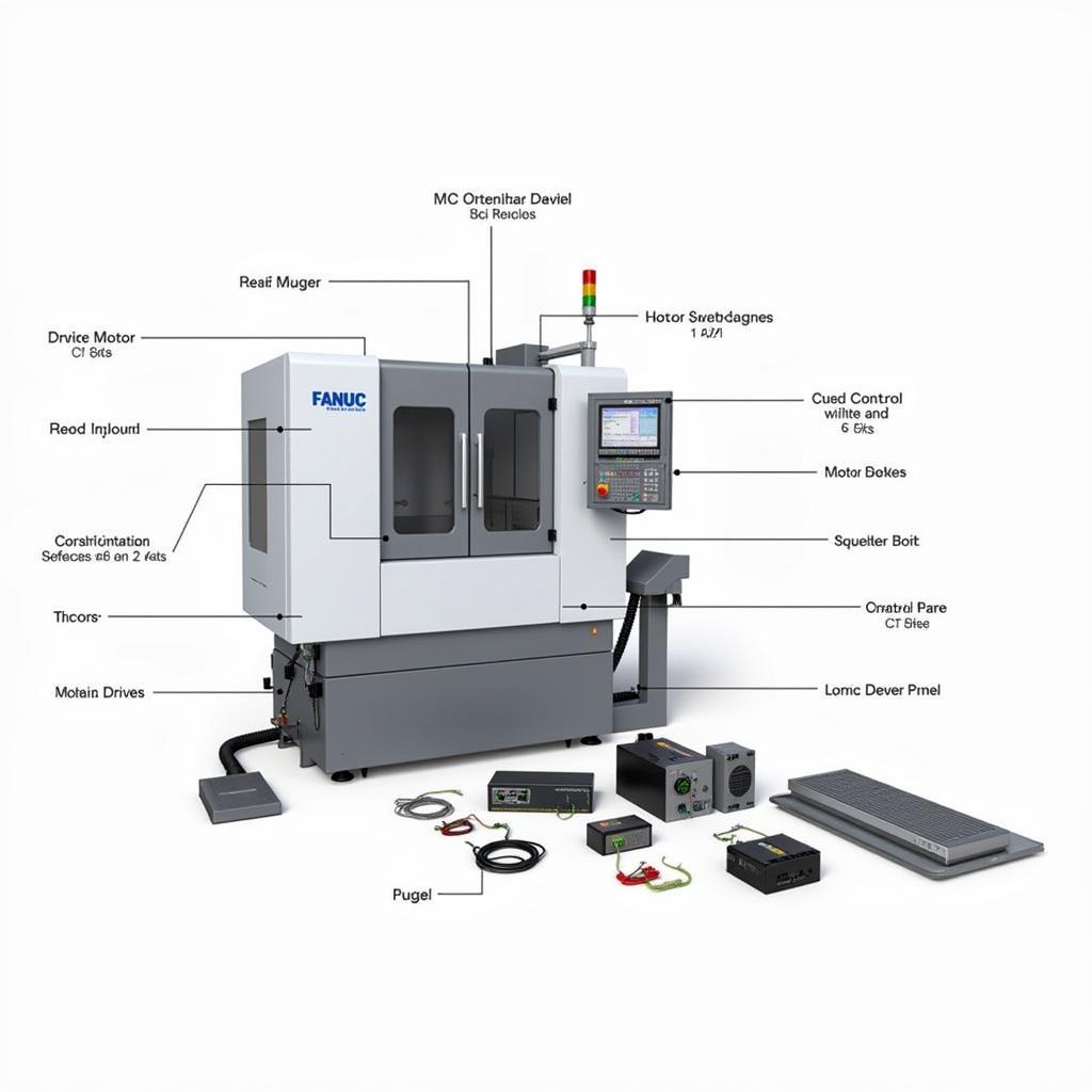 Fanuc FAN Milling Machine Original Set Components