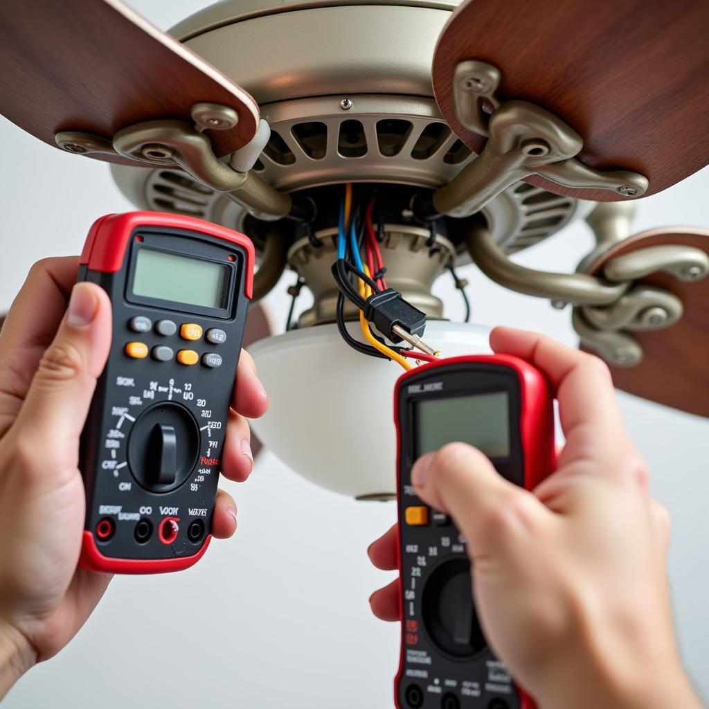 Faulty Ceiling Fan Wiring Inspection