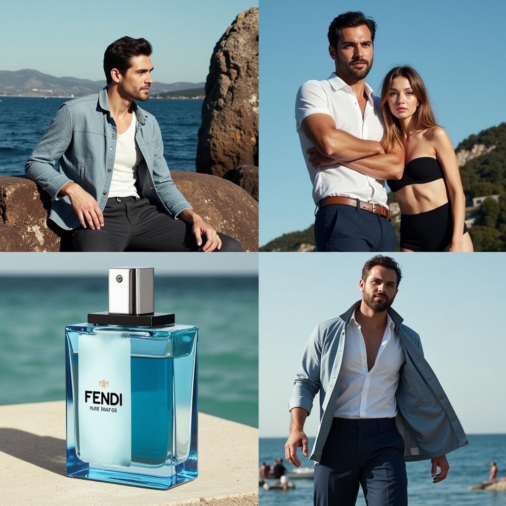 Fendi Fan Di Fendi Pour Homme Acqua Advertising Campaign