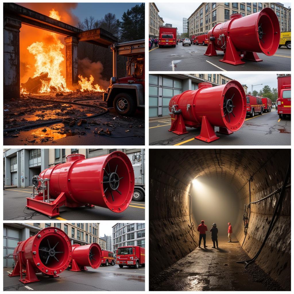 Fire Fighter Flow Fan 23900 m3 h Applications